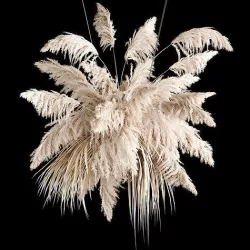 Hanging Bouquet Of Dry Reeds For Decoration 267 3D model