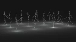 Lightning Bolt Pack - 12 variations 3D model