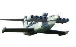 Lun-class ekranoplan project 903 3D model
