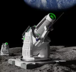 Lunar base defence plasma turret 1 Low-poly 3D model