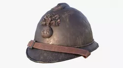 M15 Adrian Helmet Low-poly 3D model