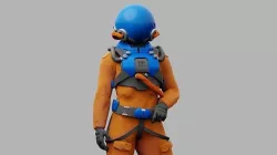 MARS  COLONY SUITE  rigged character 3D model