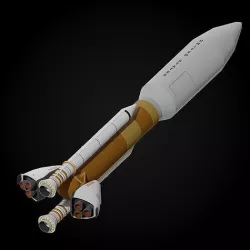 Martin Marietta Unmanned Launch Vehicle 3D model