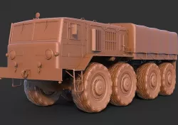 MAZ 535 Clean 3D model