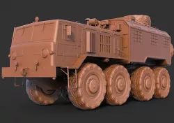 Maz 537 Kung Clean 3D model