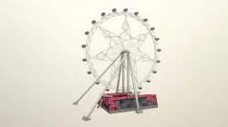 Melbourne Star Observation Wheel lowpoly Low-poly 3D model