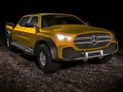 Mercedes-Benz X-Class Low-poly 3D model