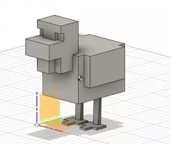 Minecraft chicken