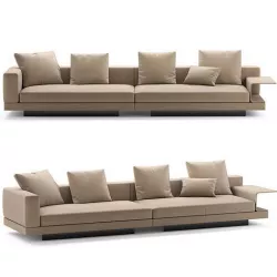 Minotti Connery Leather Sofa 3D model