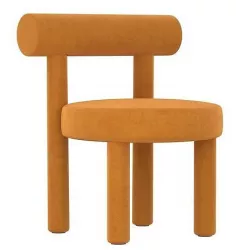 Modern Chair Gropius CS1 in Velvet Fabric by Noom 3D model