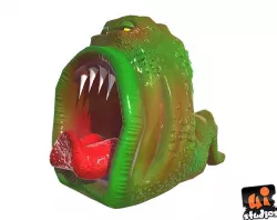 Muncher - Alien Worm Low-poly 3D model