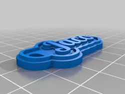 My Customized Multiline Tag or Keychain
