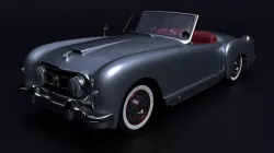 Nash Healey 1952-1953 vintage car Blender  3D model