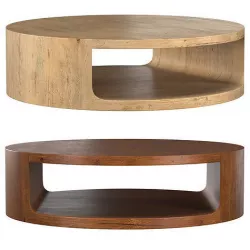 OSLO OPEN ROUND COFFEE TABLE 3D model