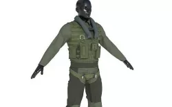 PILOT SUIT 3D model