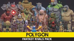 POLYGON - Fantasy Rivals Pack Low-poly 3D model