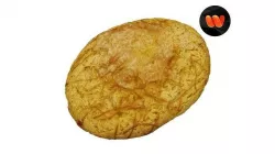 Portuguese Corn Bread - Extreme Definition Scanned 3D model