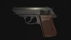 PPK 9mm Pistole Low-poly 3D model