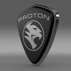 Proton logo  3D model