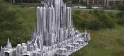 Queens Palace fantasy architecture huge city 3D 3D model