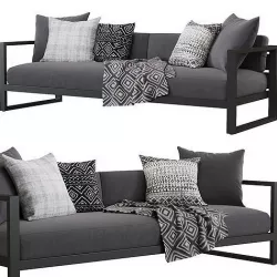 RH  Outdoor Aegean sofa 3D model