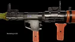 Rocket launcher RPG-7 Low-poly 3D model
