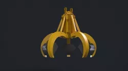 SCRAP METAL GRABBER RIGGING 3D model