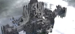 Secret Lovecraftian sect Sunken Cathedrals Kit bash 3D model