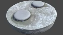 Sewer Low-poly 3D model