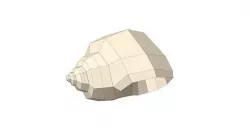 Shell geometry 3D model