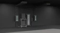 Small Electrical room equipment 3D model