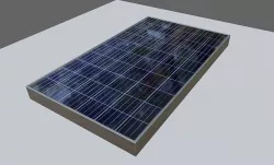 Solar Panel - Photovoltaic - Painel Low-poly 3D model
