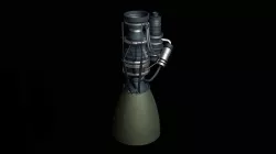 SpaceX Raptor Rocket Engine - Basic 3D model