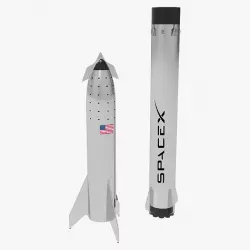 Spacex Starship  3D model