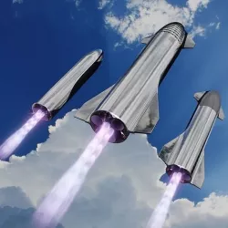 SpaceX Starship Crew Cargo and Tanker version 3D model