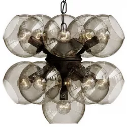 SPHERE CUMULUS GLASS CHANDELIER 7 3D model