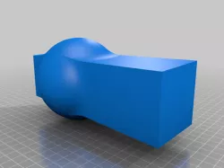 Square Circle Vase fileted 1