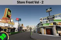 Store Front Pack 2 Low-poly 3D model