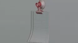 Suction cup holder 3D model