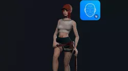 Survivor Girl 2 Low-poly 3D model