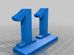 Table numbers, Tisch Nummern