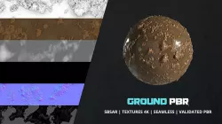 Textures Wet Muddy Ground 4k Pbr - 030 Texture