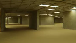 The Backrooms For Blender Eevee and Cycles Low-poly 3D model