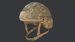 The Virtus Helmet  Low-poly 3D model