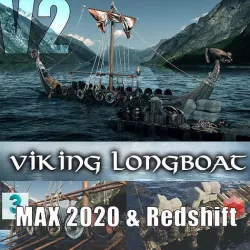 TKs Viking Longboat V2 3D model