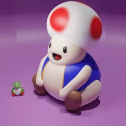 Toad from Mario - MEME - Fat Toad