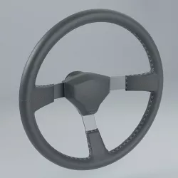 Toyota Ae86 Steering Wheel Low poly Low-poly 3D model
