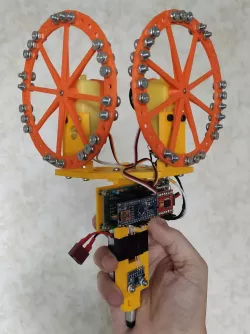 Two axis self balancing stick (DC motors)