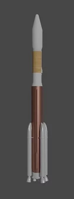 Updated Atlas V 451 3D model