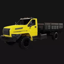 Ural Truck Low-poly 3D model